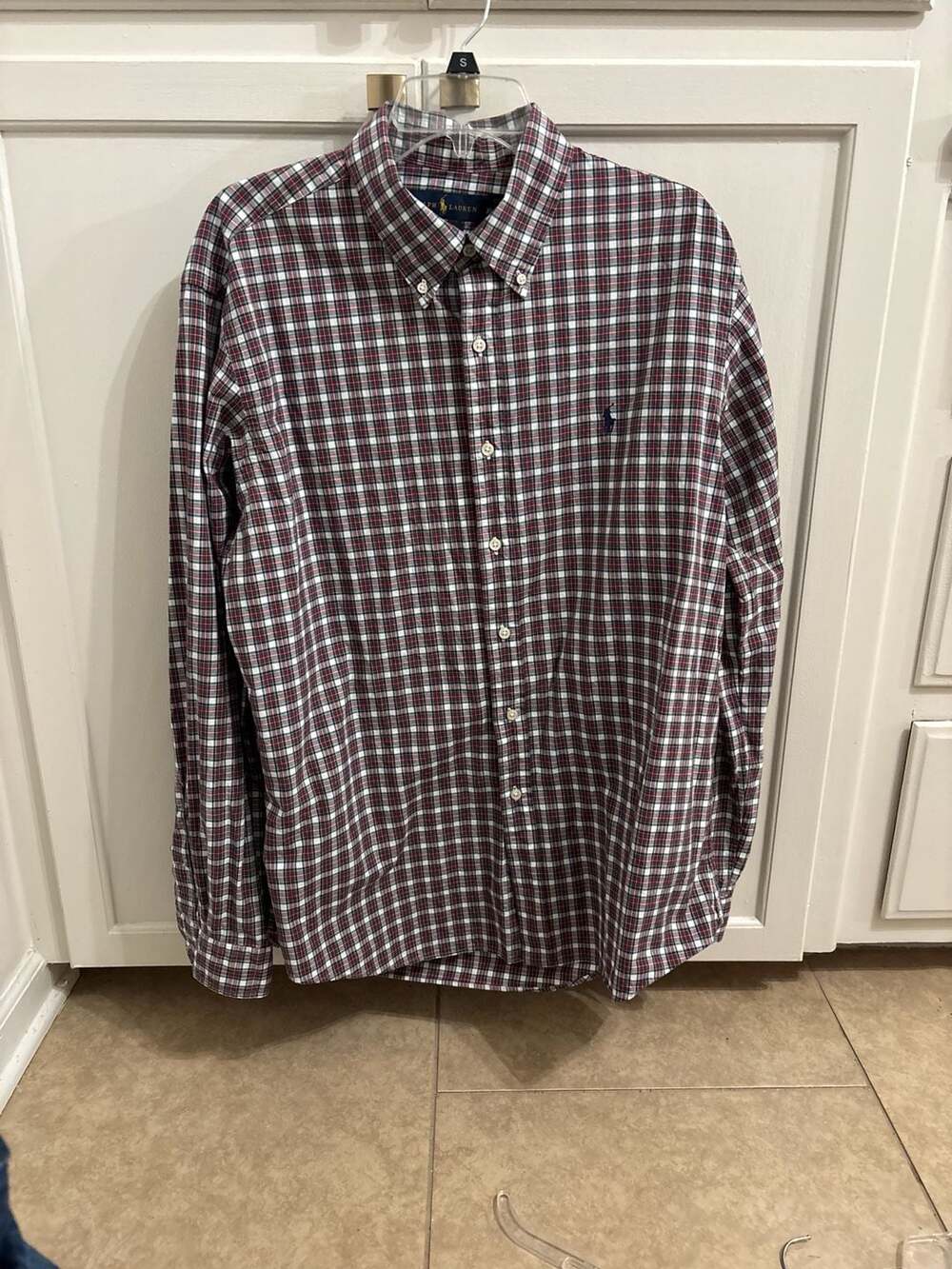 Polo Ralph Lauren Custom Fit Plaid Button Down Shirt